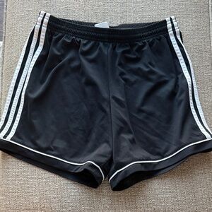 adidas Black and White Women's Athletic Shorts